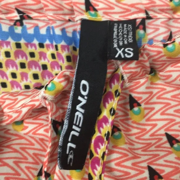 O'Neill Colorful Patterned Strapless Mini Dress - Picture 5 of 14